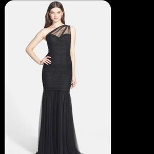 amsale bridesmaid dress G833U black (size 2)